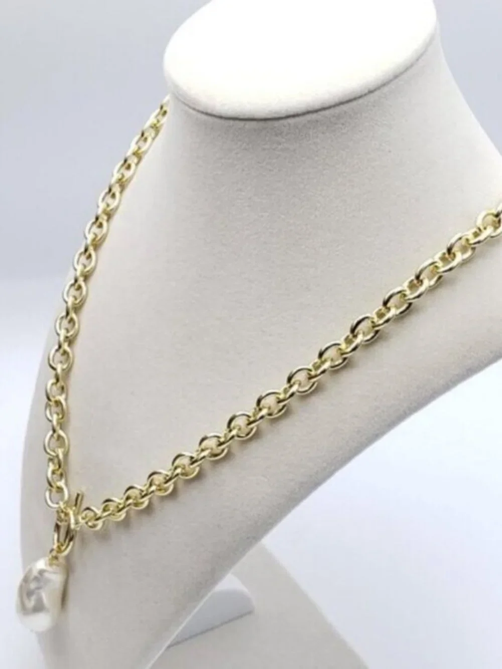 Authentic Louis Vuitton Gold Padlock w/unbranded 16k Gold Plated Stainless Steel
